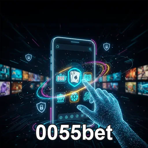 Imagem da interface do aplicativo 0055bet, destaque para apostas esportivas e recursos do site 0055bet.