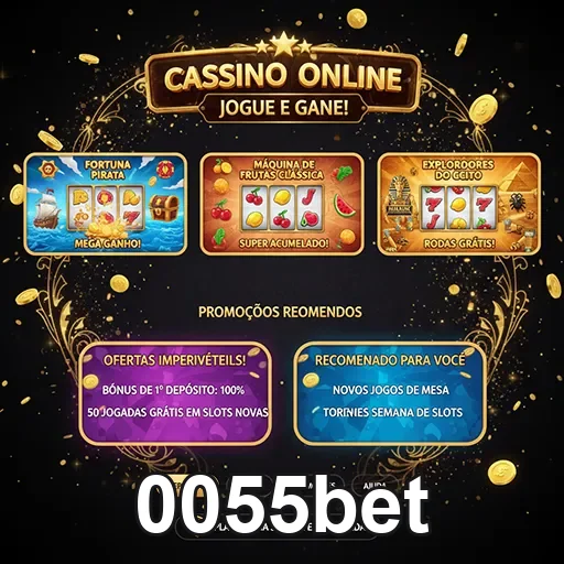 Tela de app móvel com acesso fácil aos jogos de casino